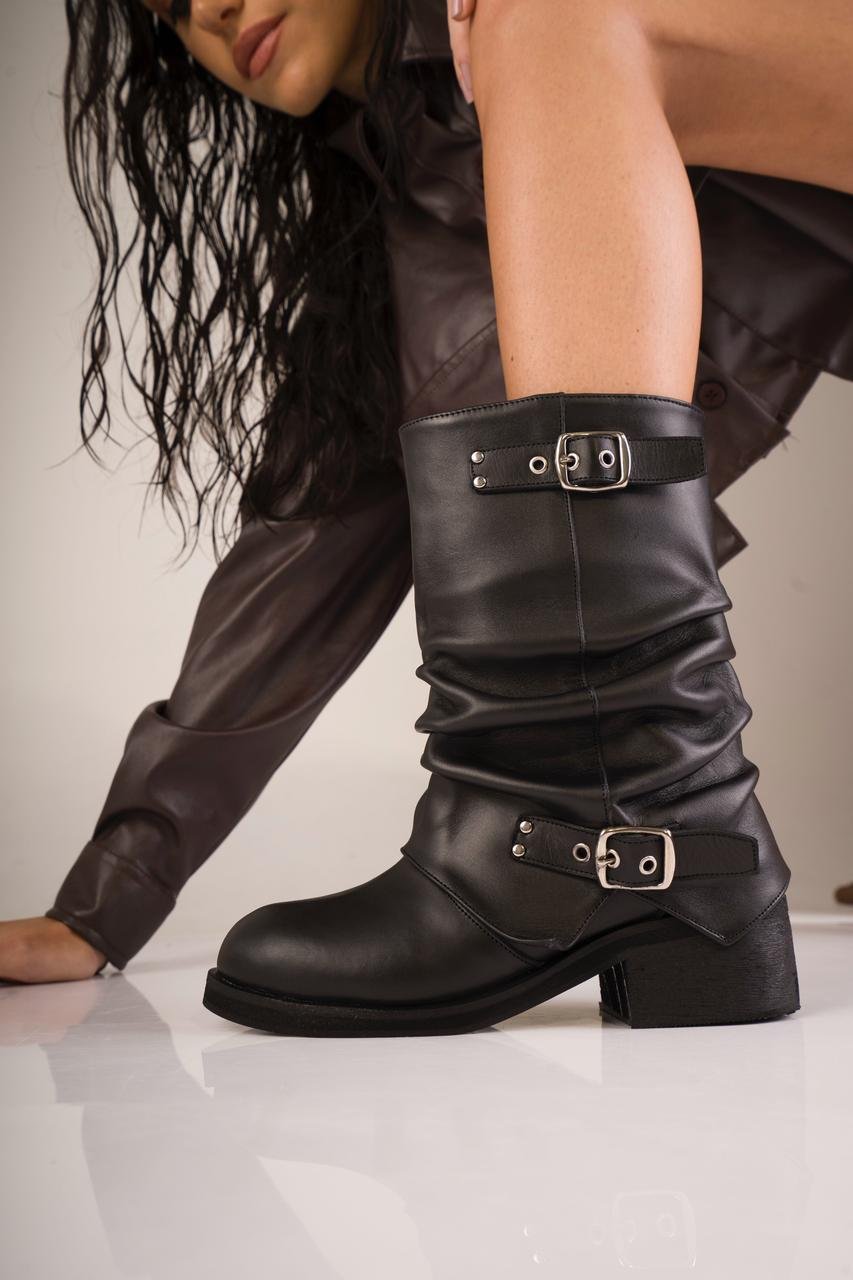 BOTAS LULA • Color Negro Marron Women - Zapatos para Mujer BOTAS LULA • Color Negro Marron - Imagen 3