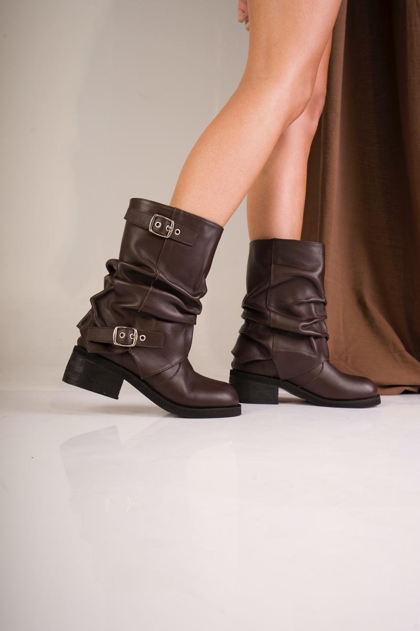 BOTAS LULA • Color Negro Marron Women - Zapatos para Mujer BOTAS LULA • Color Negro Marron