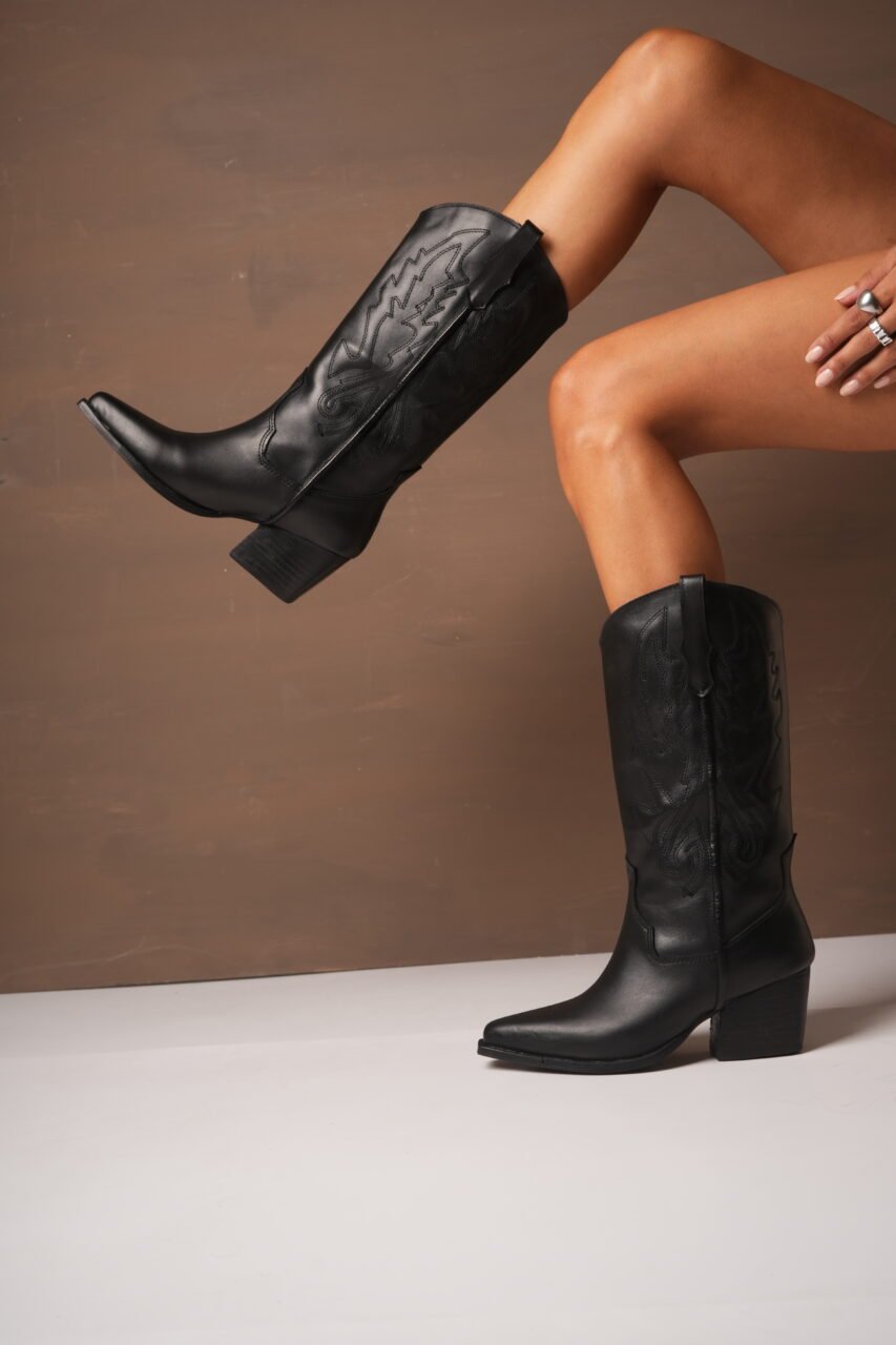 BOTAS MÁLAGA • Color Negro Marron Women - Zapatos para Mujer BOTAS MÁLAGA • Color Negro Marron