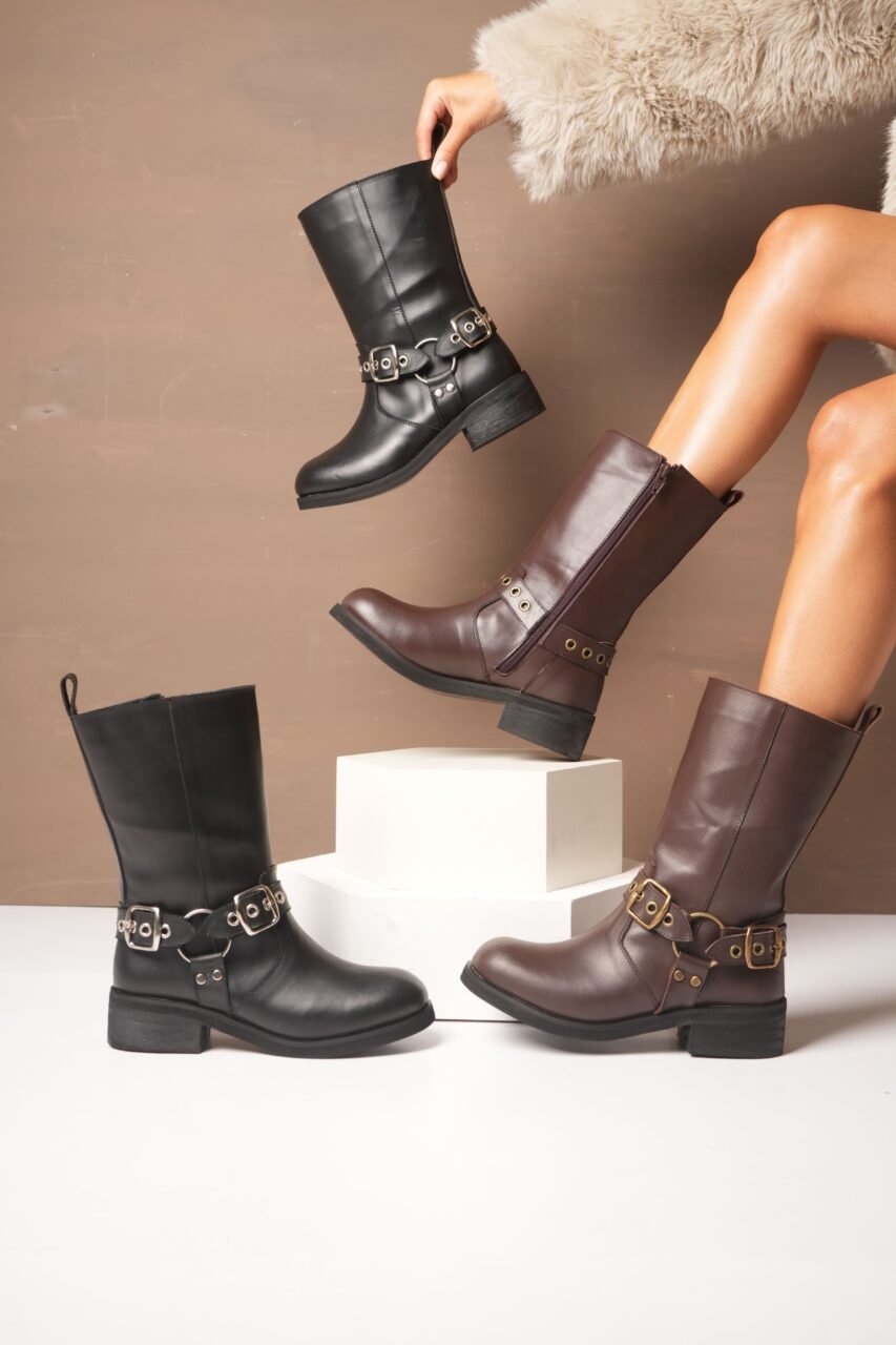 BOTAS VITTO • Color Negro Marron Women - Zapatos para Mujer BOTAS VITTO • Color Negro Marron